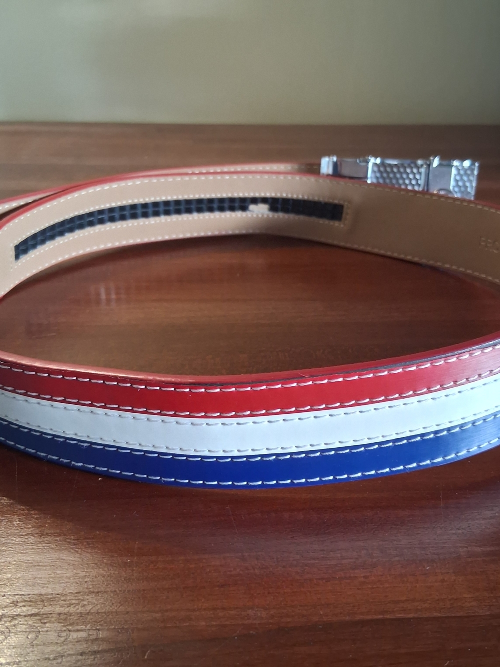 NEXBELT Patriotic Red, White Blue Golf Belt US Flag Buckle Magnetic Ball Marker - Picture 8 of 14